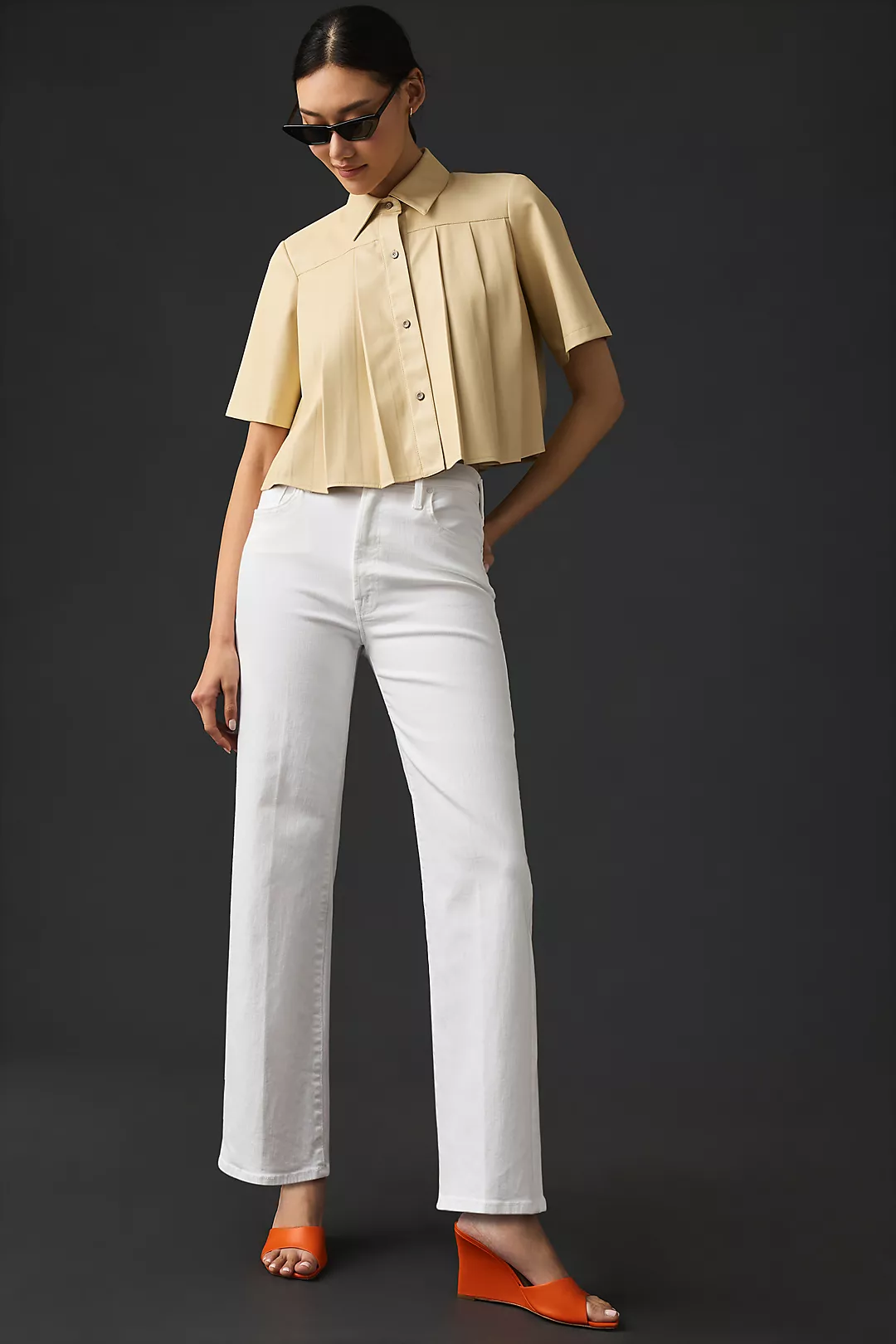 MOTHER The Rambler Zip Ankle Jeans