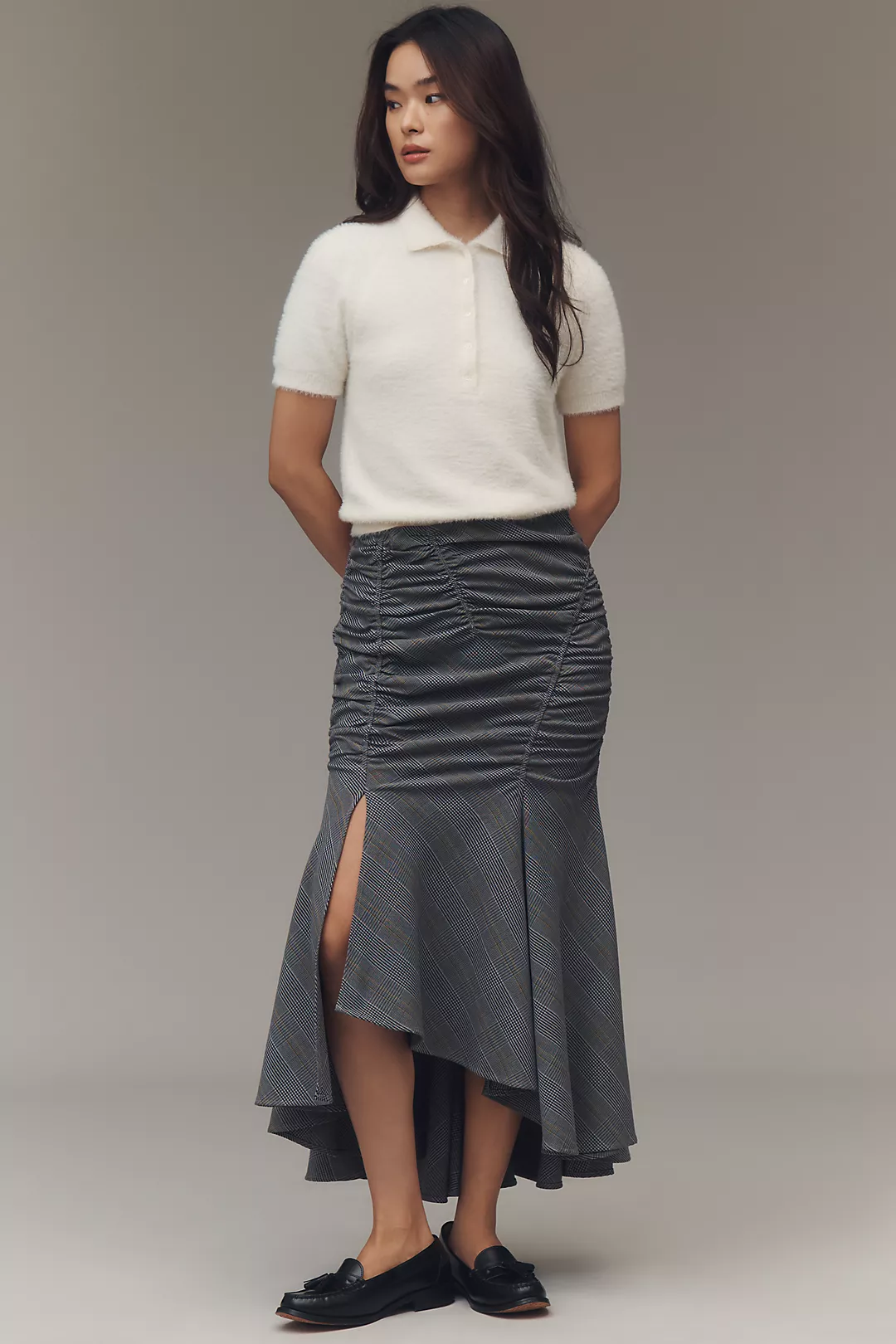 Maeve Ruched Mermaid Skirt