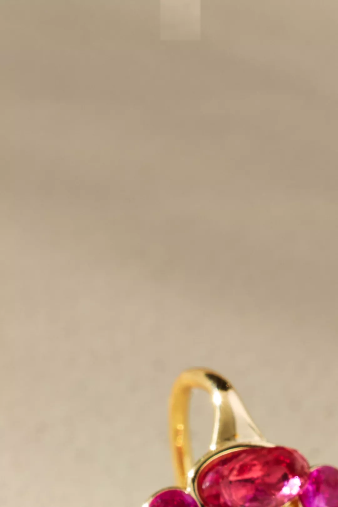 Floral Crystal Drop Earrings