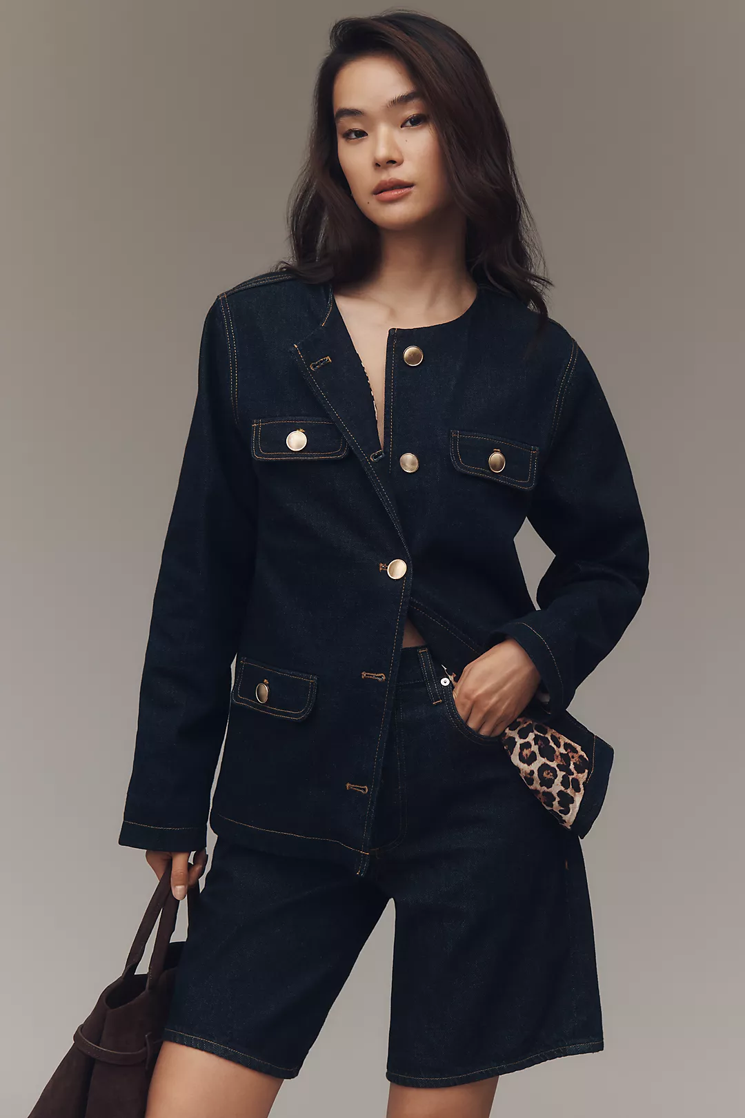 Maeve Oversized Denim Jacket