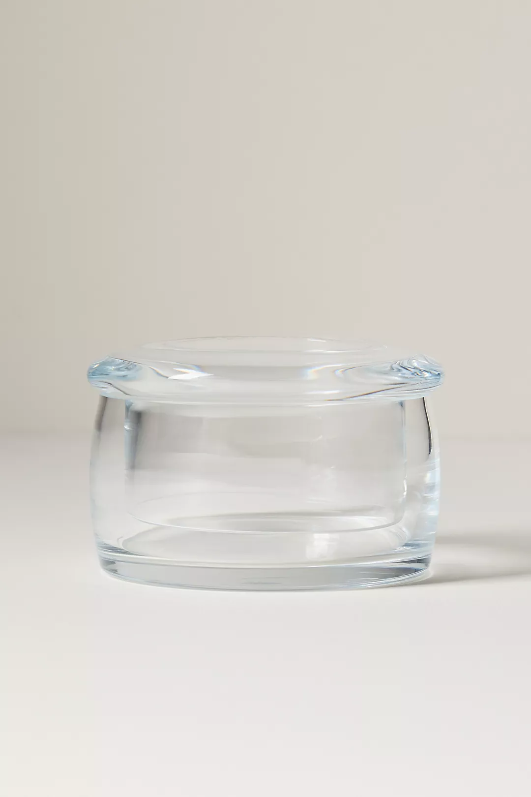 Handblown Glass Butter Keeper