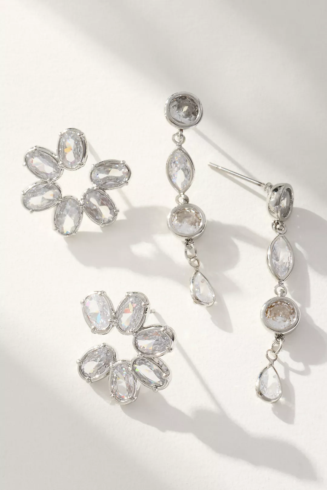 Crystal Fete Earrings, Set of 2