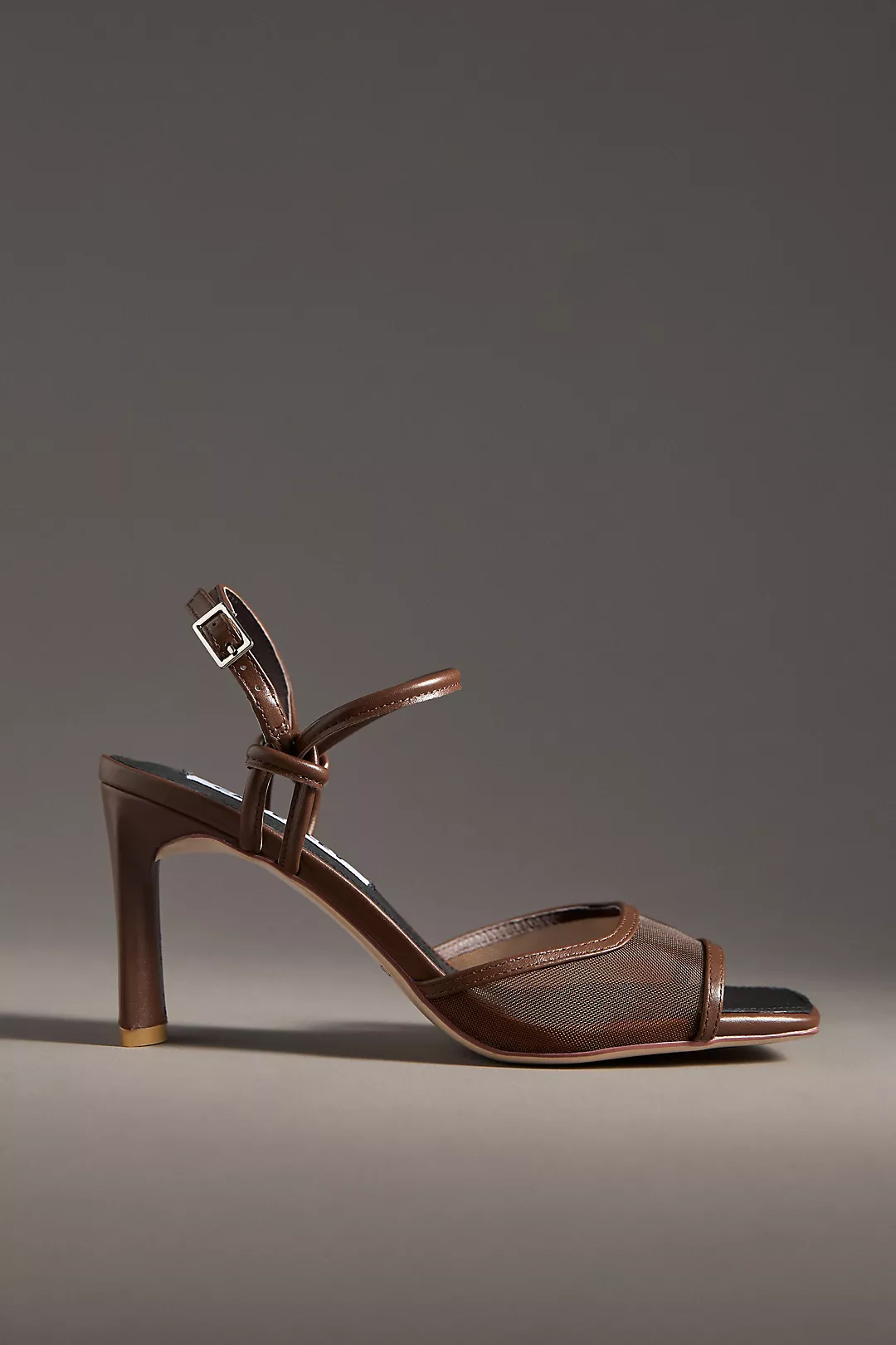 CAVERLEY Sly Mesh Square-Toe Heels