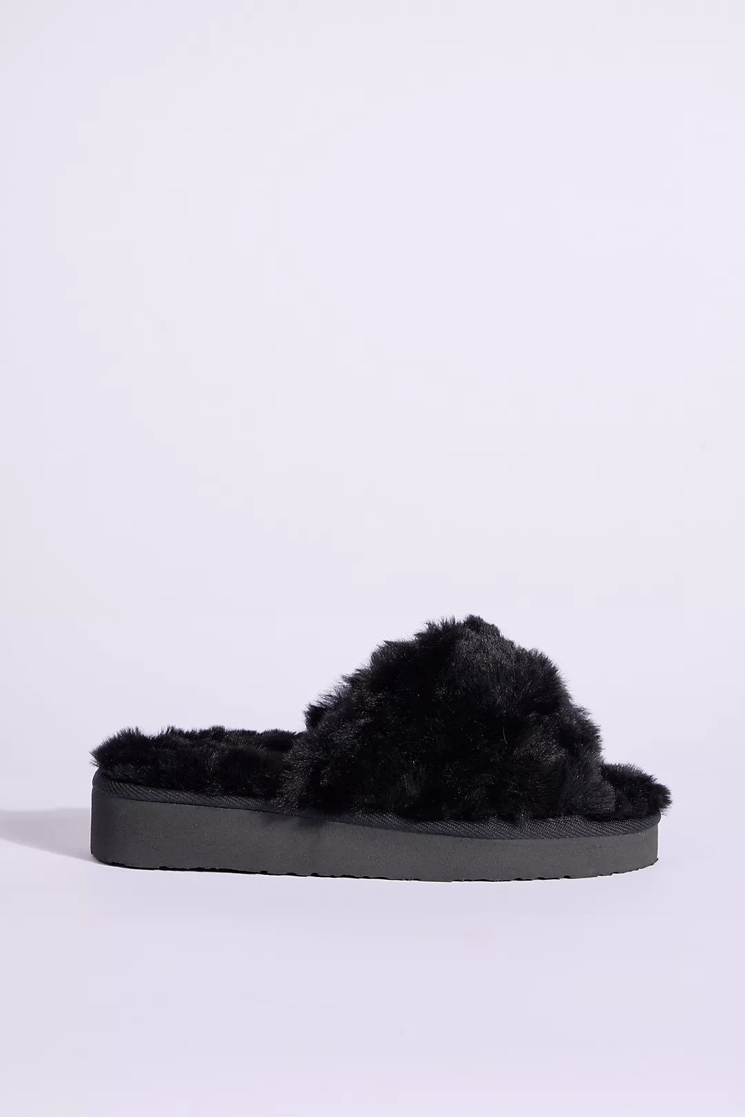 Minnetonka Teddy Crossband Slide Slippers