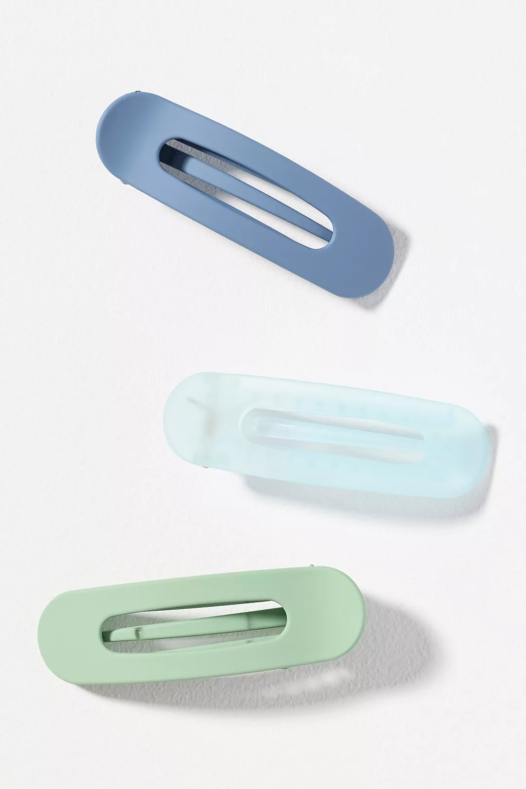 Violet & Brooks Cassie Flat Lay Hair Claw Clips, Set of 3