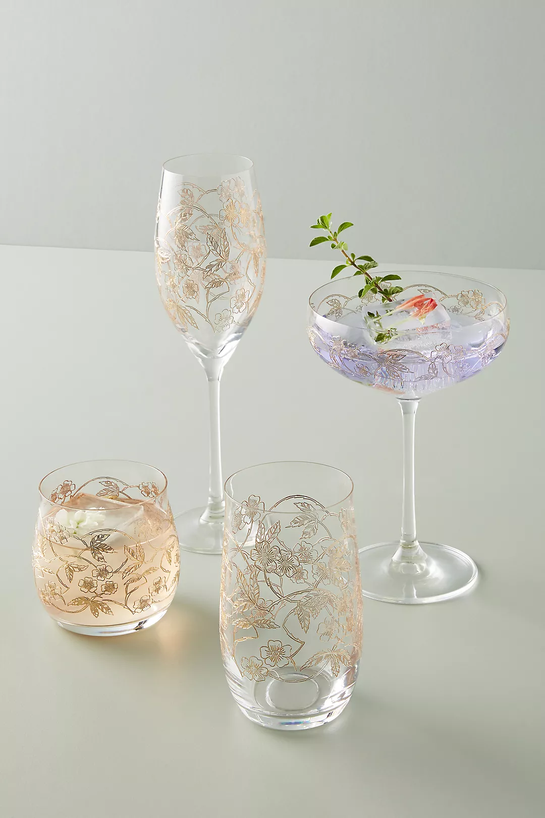 Fiorella Flutes, Set of 4