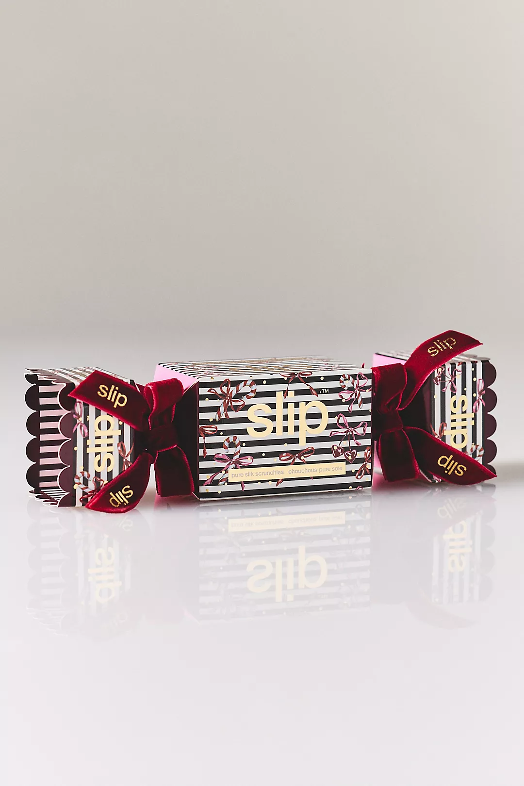 Slip Sugar Plum Silk Scrunchie Cracker Set