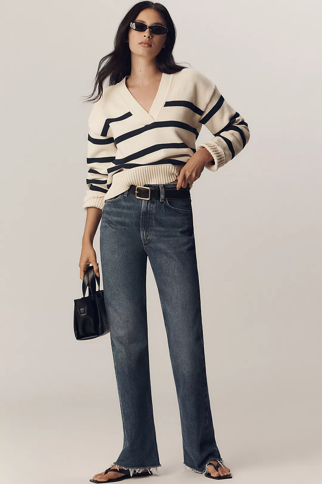 AGOLDE Leena High-Rise Bootcut Jeans