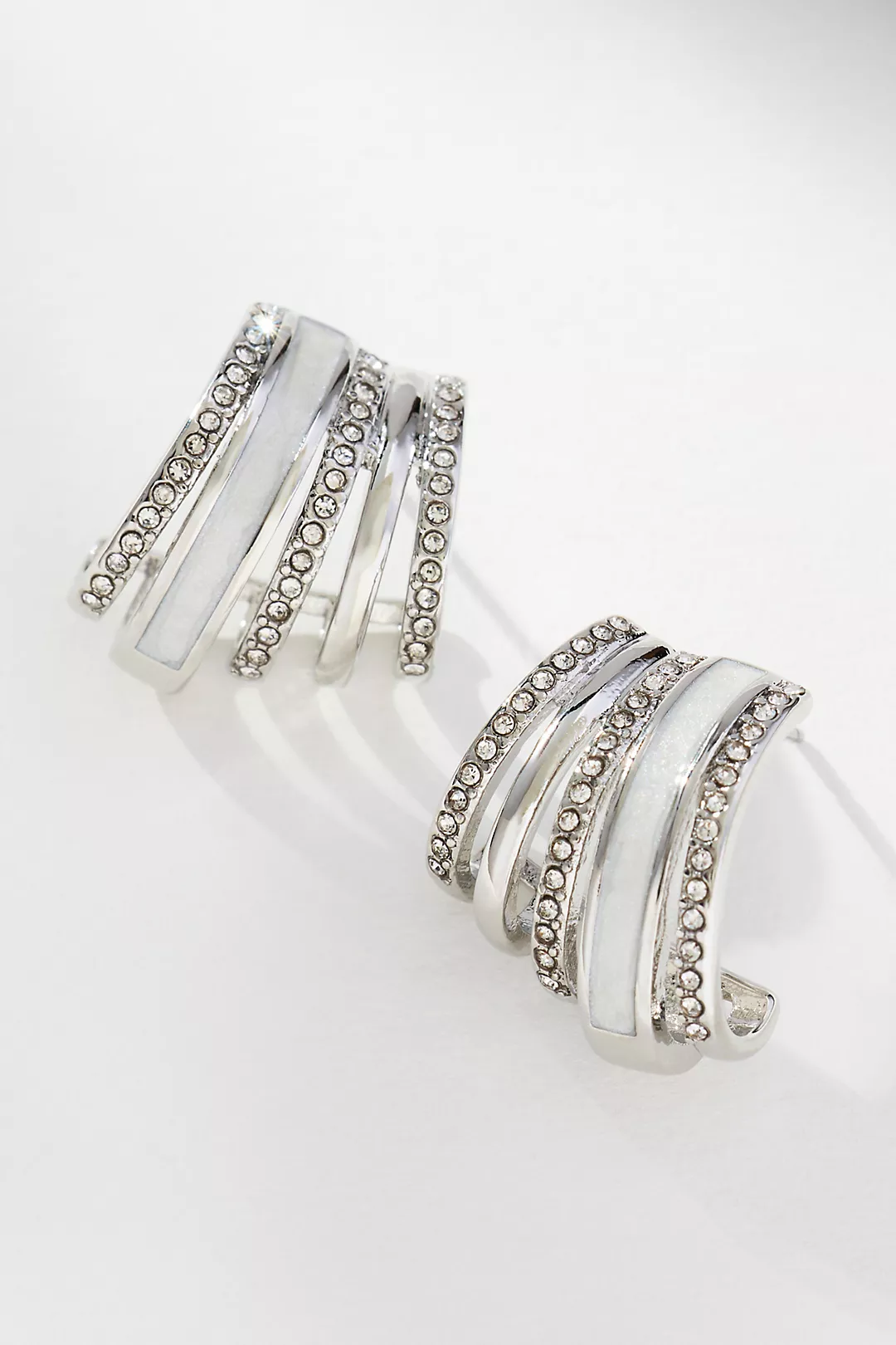 Grooved Resin Post Earrings