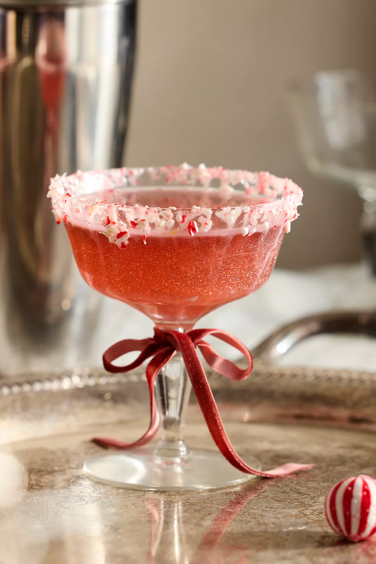 Candy Cane Sparkle Cocktail Mixer