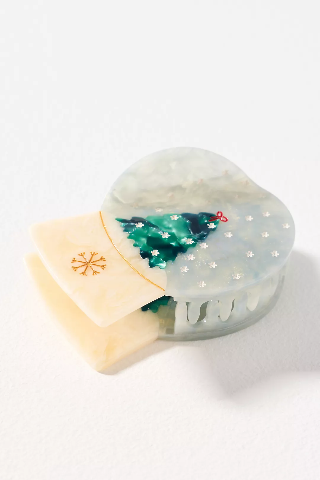 Solar Eclipse Holiday Hair Claw Clip