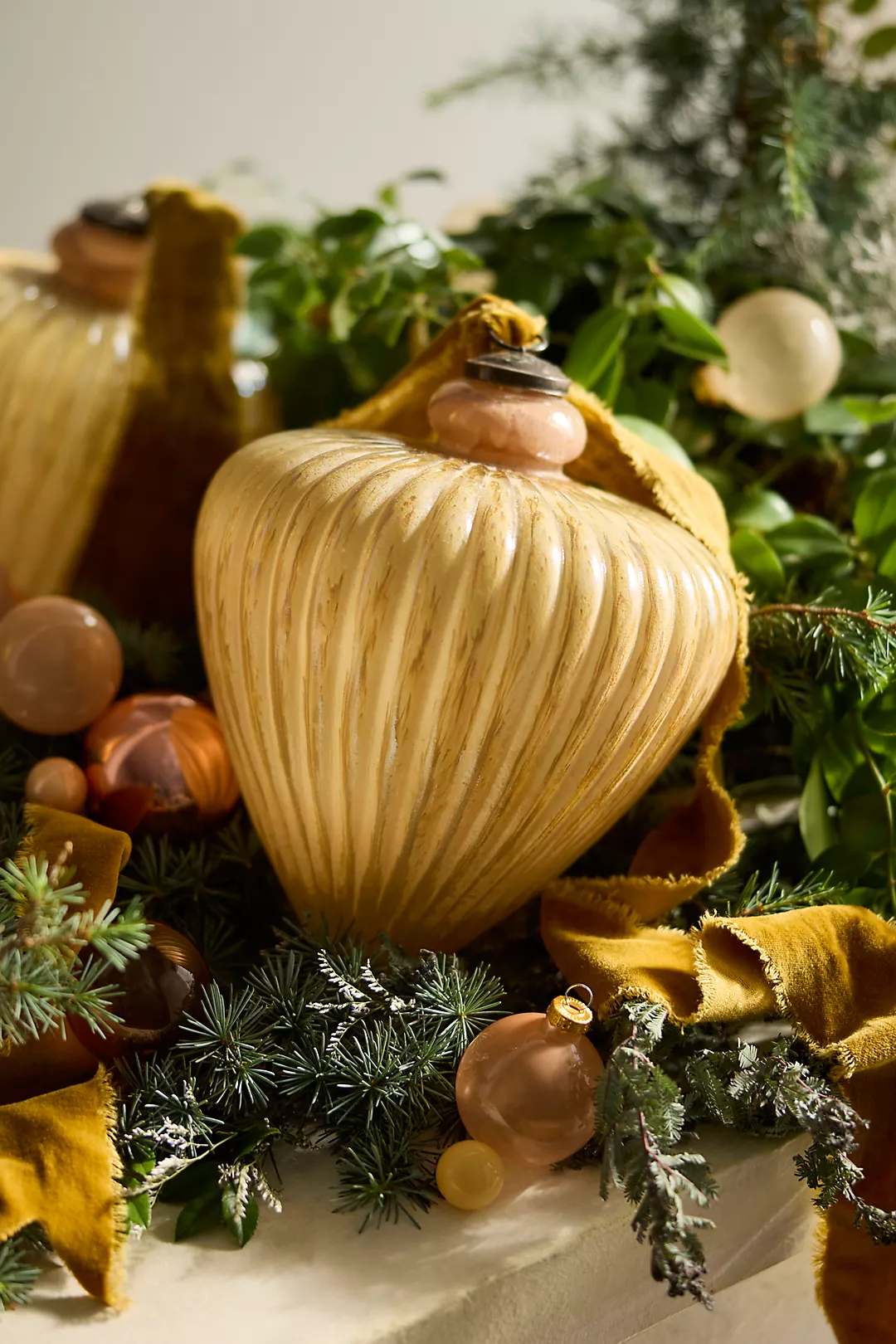 Giant Cone Finial Glass Ornament