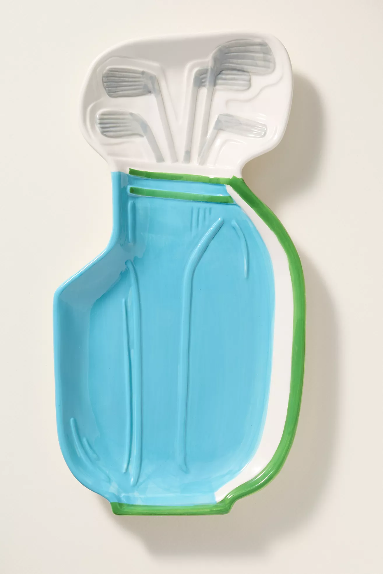 Golf Bag Porcelain Serving Platter
