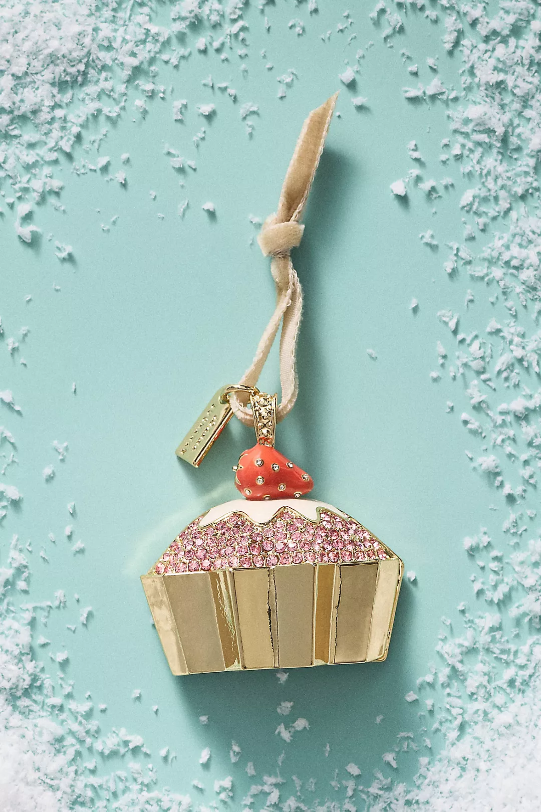 Joanna Buchanan Jeweled Cupcake Ornament