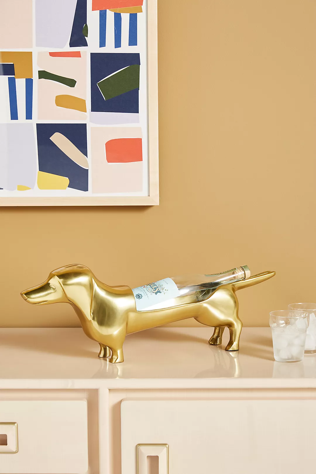 Dapper Dog Wine Bottle Holder