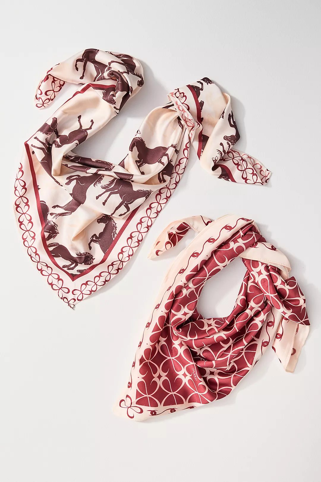 Maeve Printed Hair Scarves, Set of 2