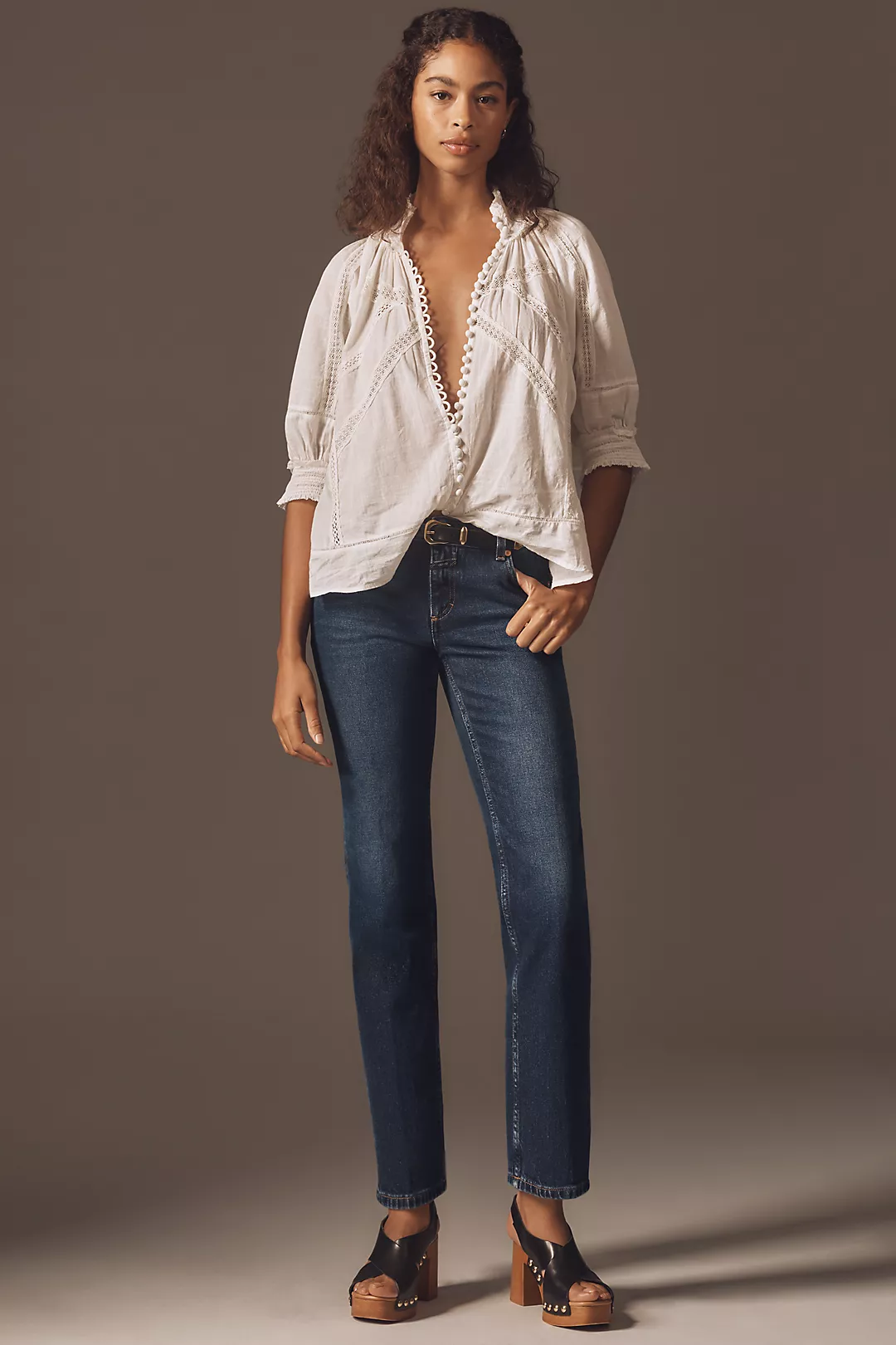 Closed Junna Low-Rise Crop Straight Leg Jeans