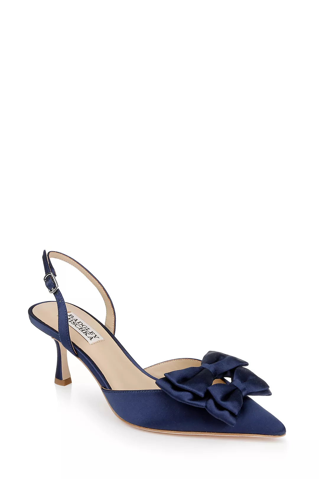 Badgley Mischka Giovanna Bow Slingback Pumps