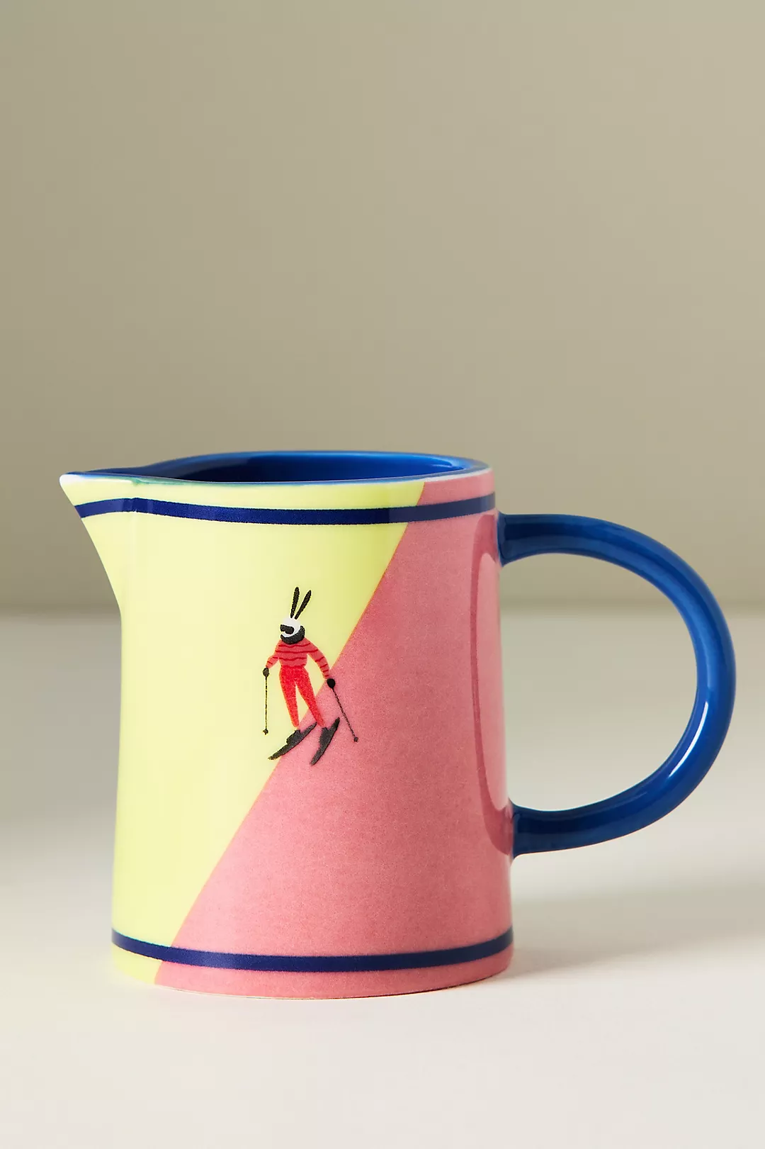 Après Ski Handpainted Stoneware Creamer