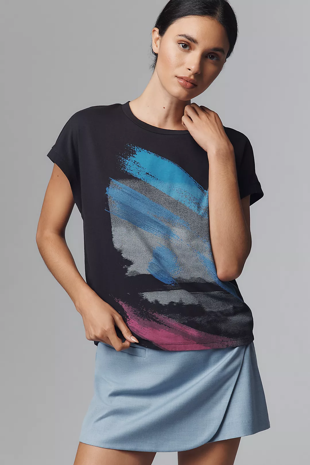 By Anthropologie Graphic Muscle Tee