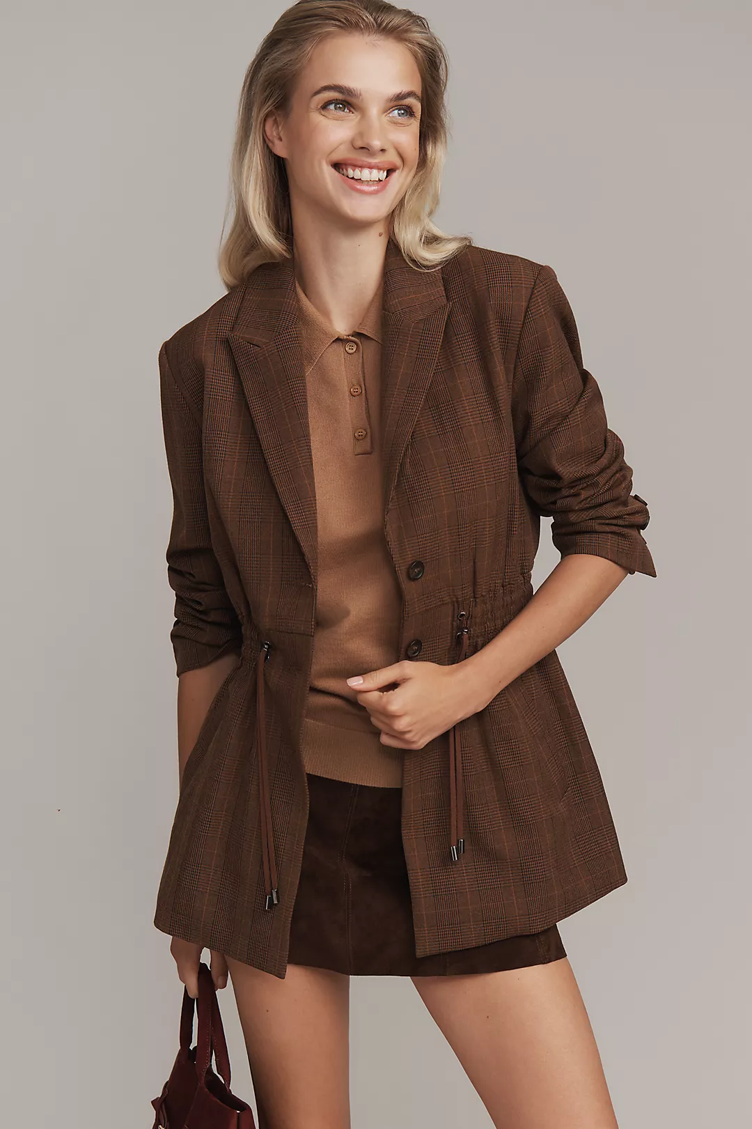 Dolan Left Coast Cinched-Waist Blazer