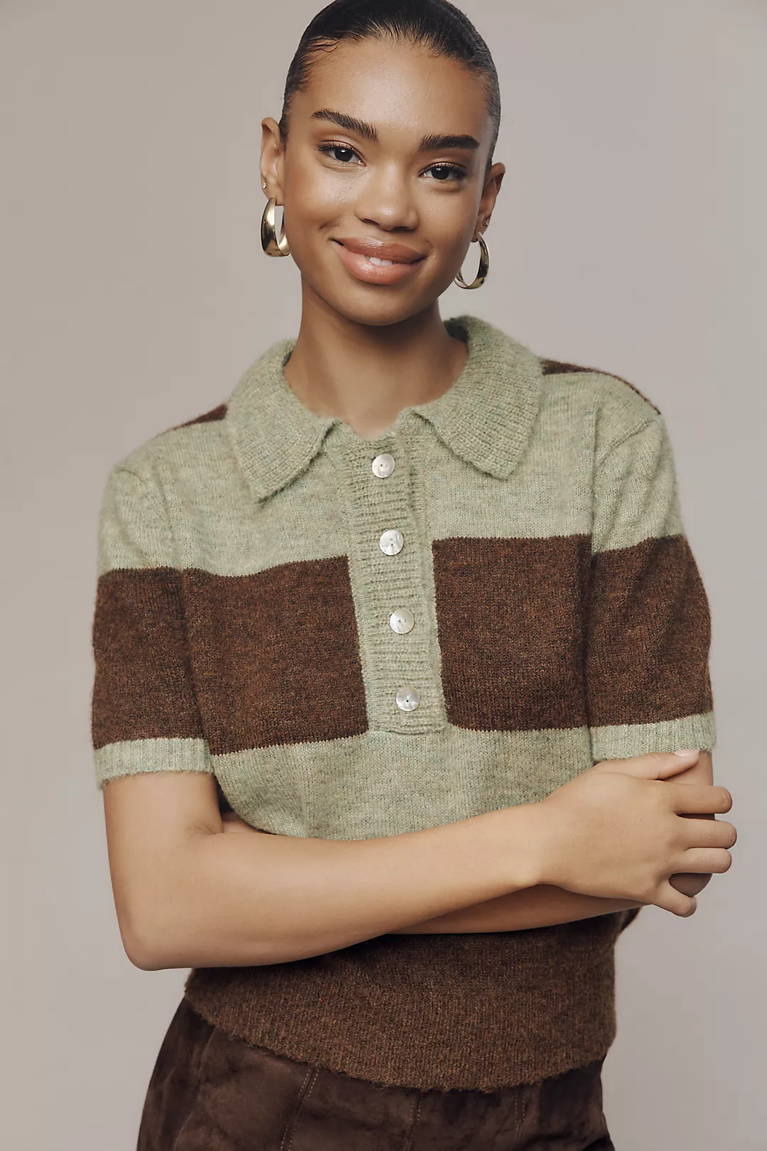 Lisa Says Gah Molly Polo Sweater