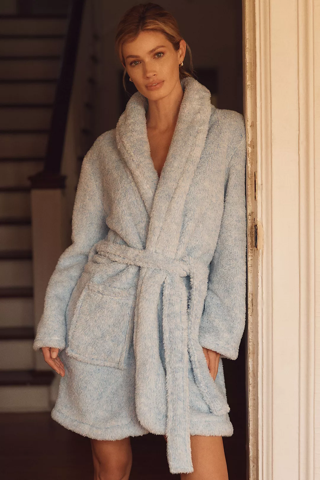 Papinelle Cozy Short Plush Robe