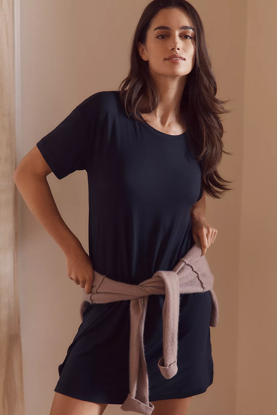 Eberjey Gisele Everyday Short-Sleeve Pajama Sleepshirt