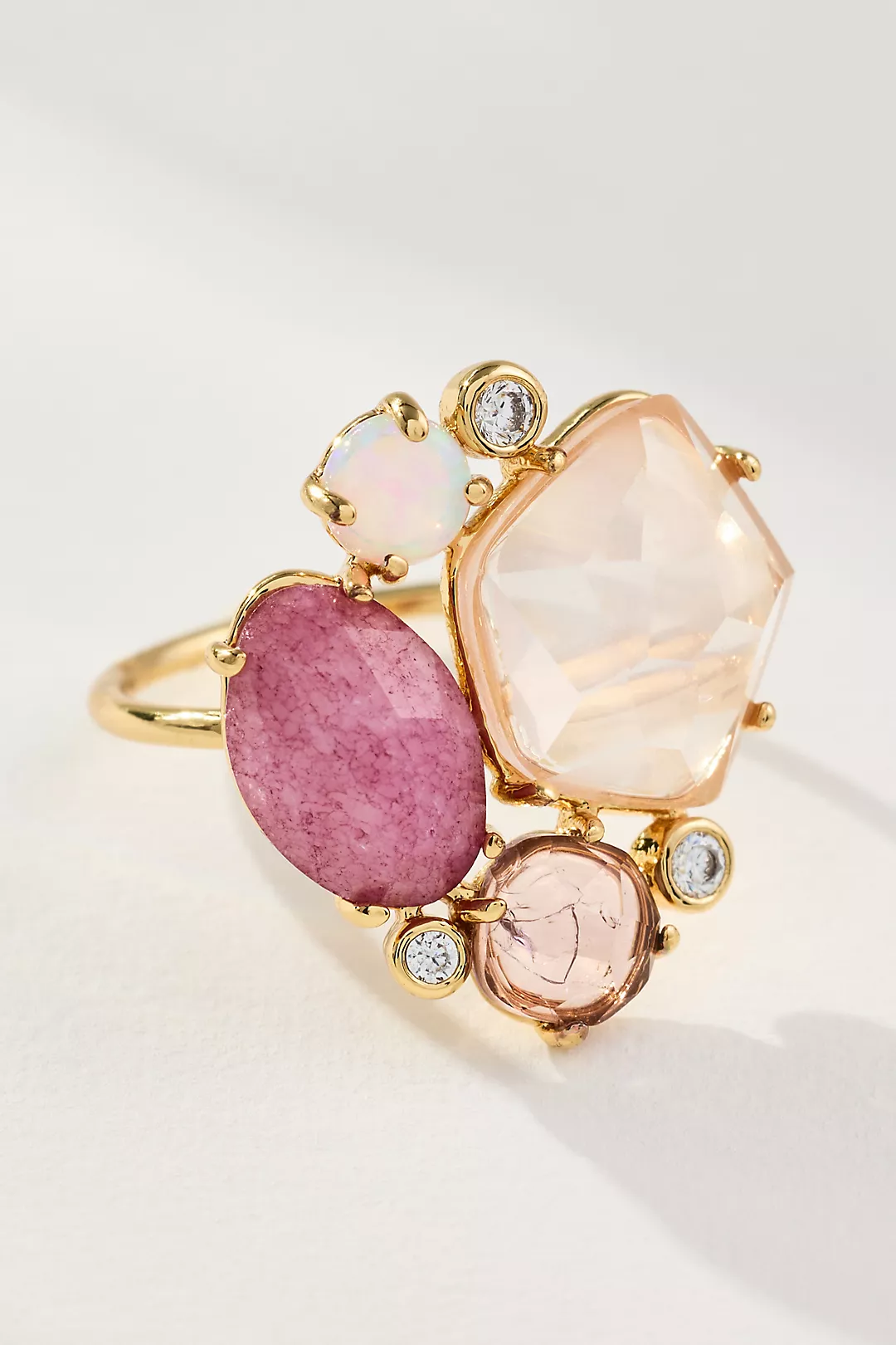 Glam Multi Stone Ring