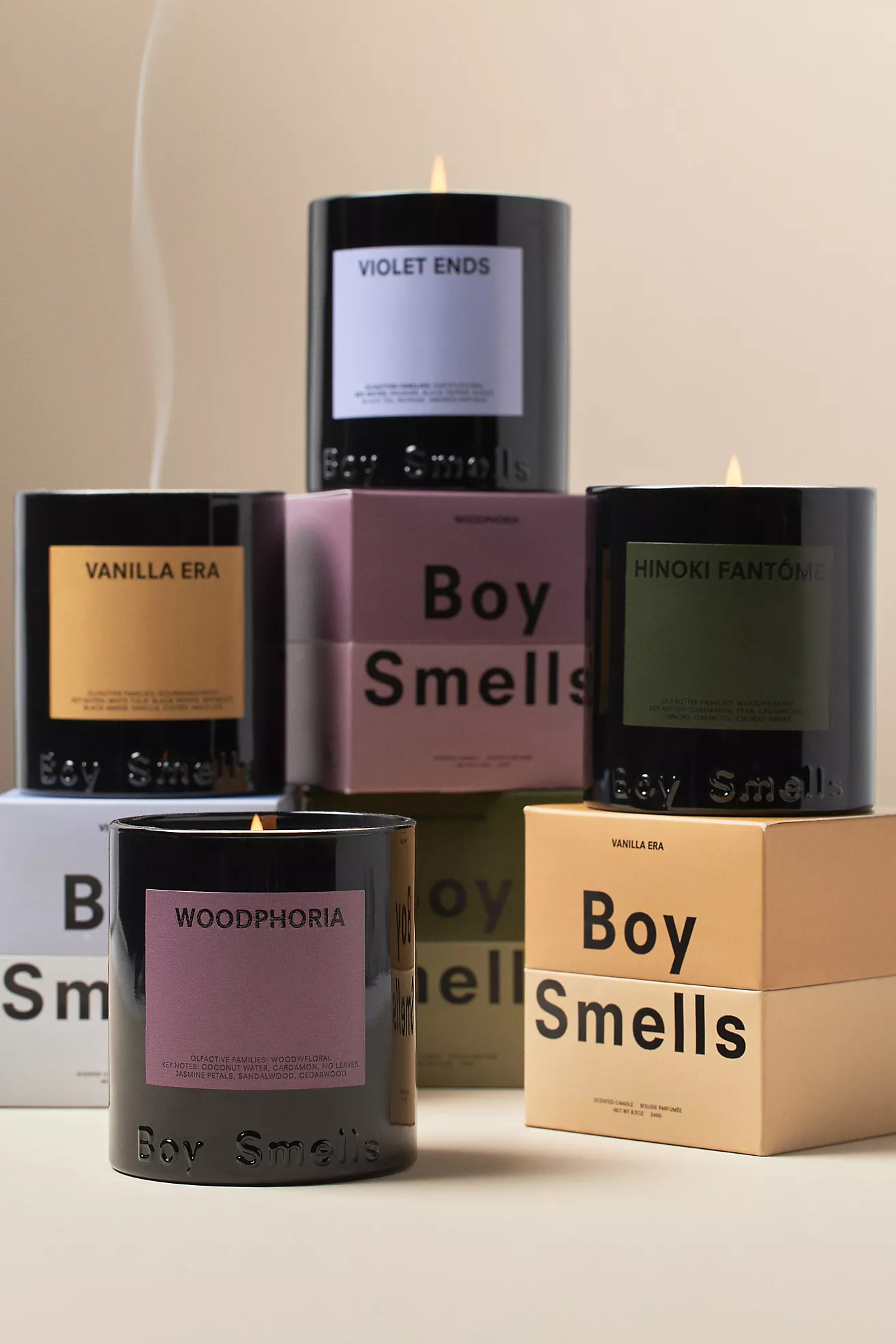 Boy Smells Hinoki Fantôme Boxed Glass Candle