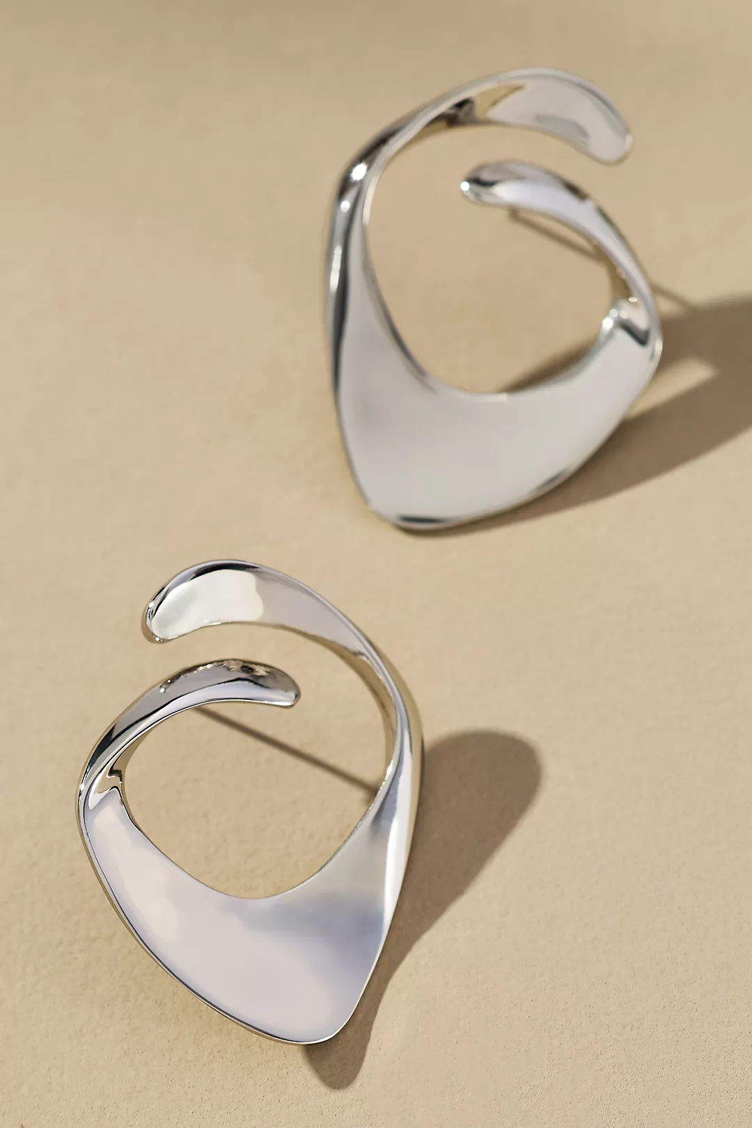 Circular Shaped Post Earrings