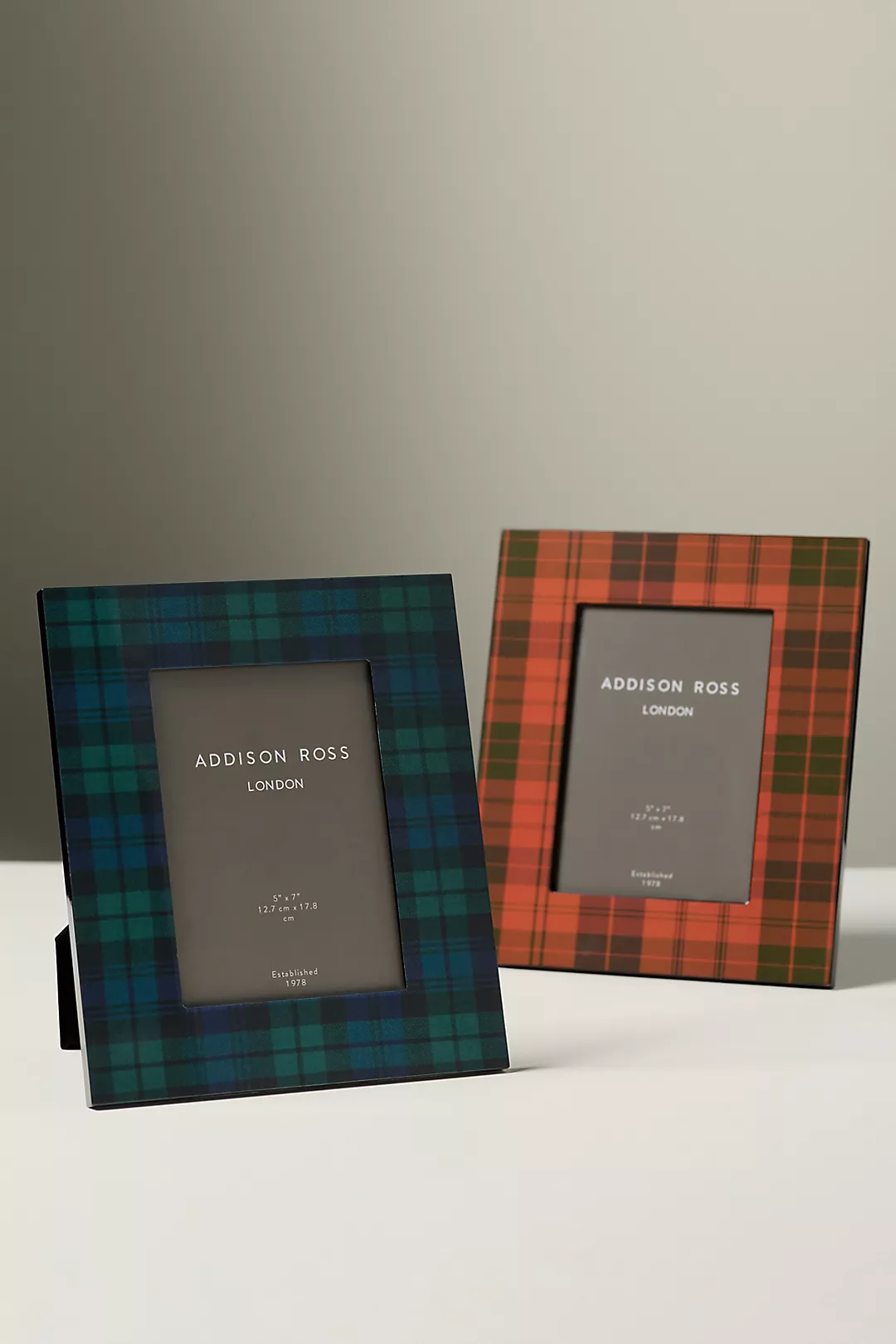 Addison Ross Tartan Lacquer Picture Frame