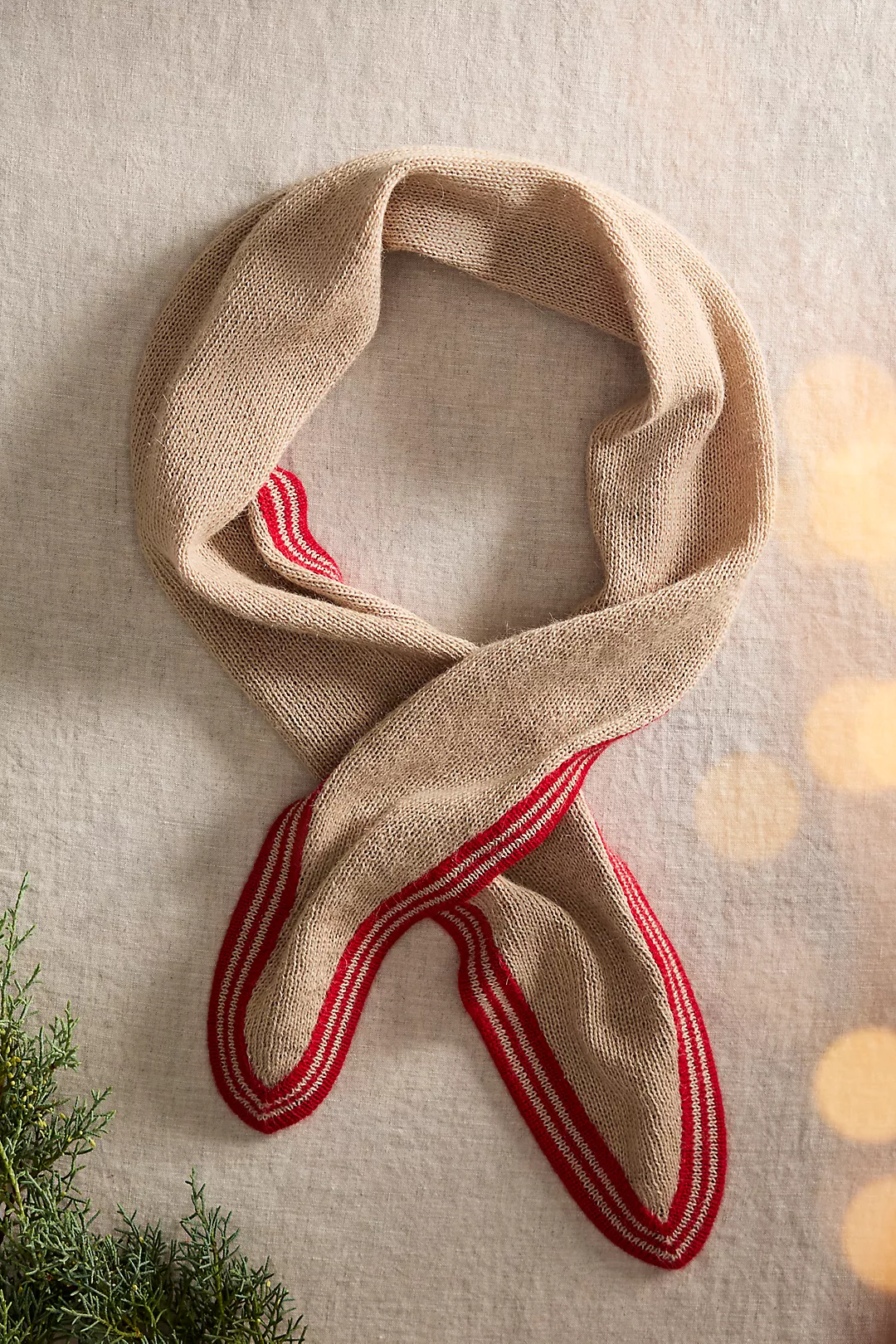 Spindle Knit Alpaca Scarf