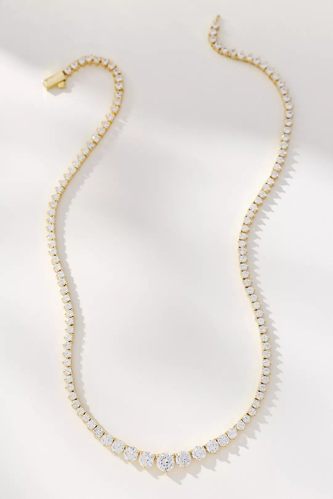 Melinda Maria Not Your Basic Graduated Tennis Necklace