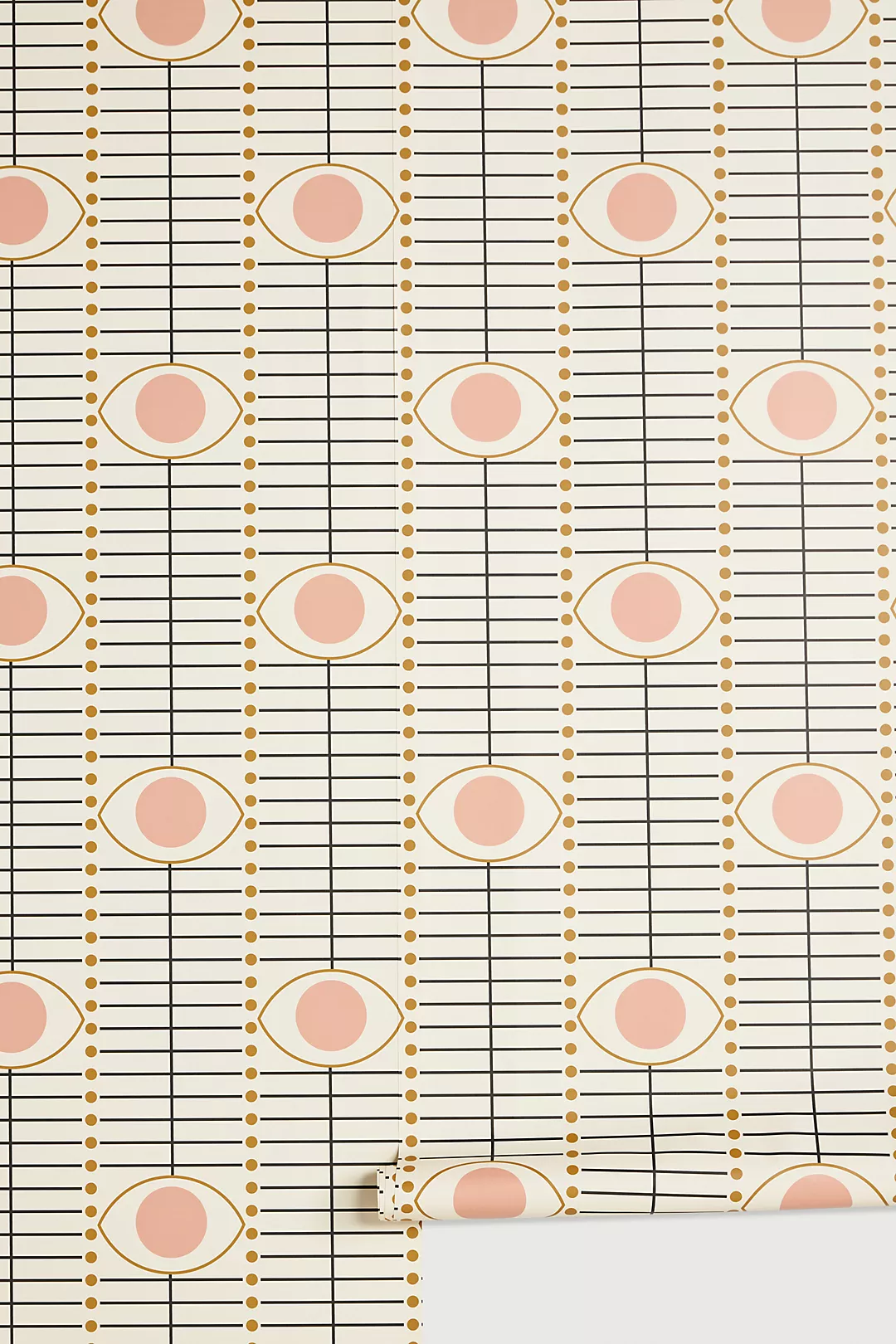 Mitchell Black Osidan Geometric Wallpaper