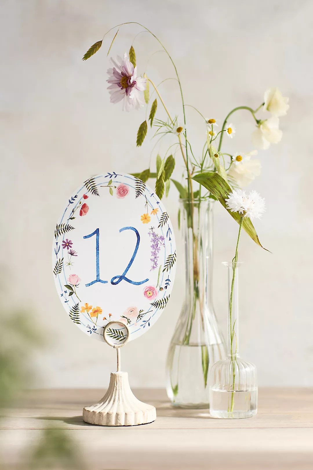 May We Fly Botanical Table Numbers, Set of 20