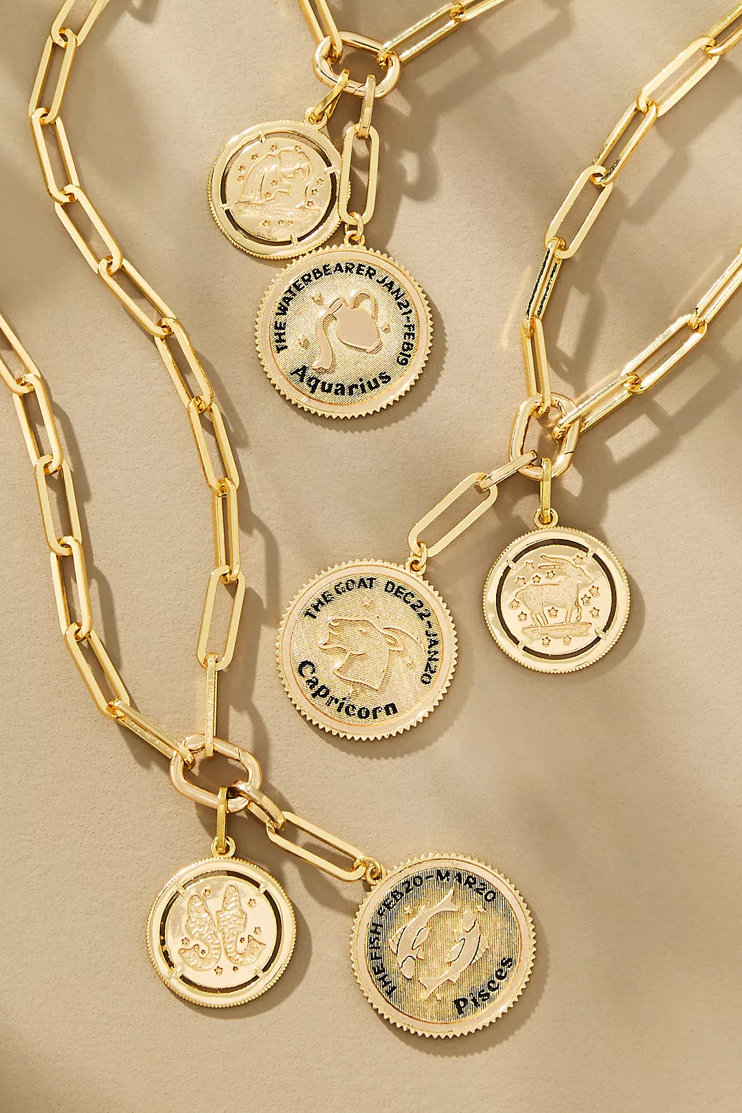 Zodiac Coin Necklace