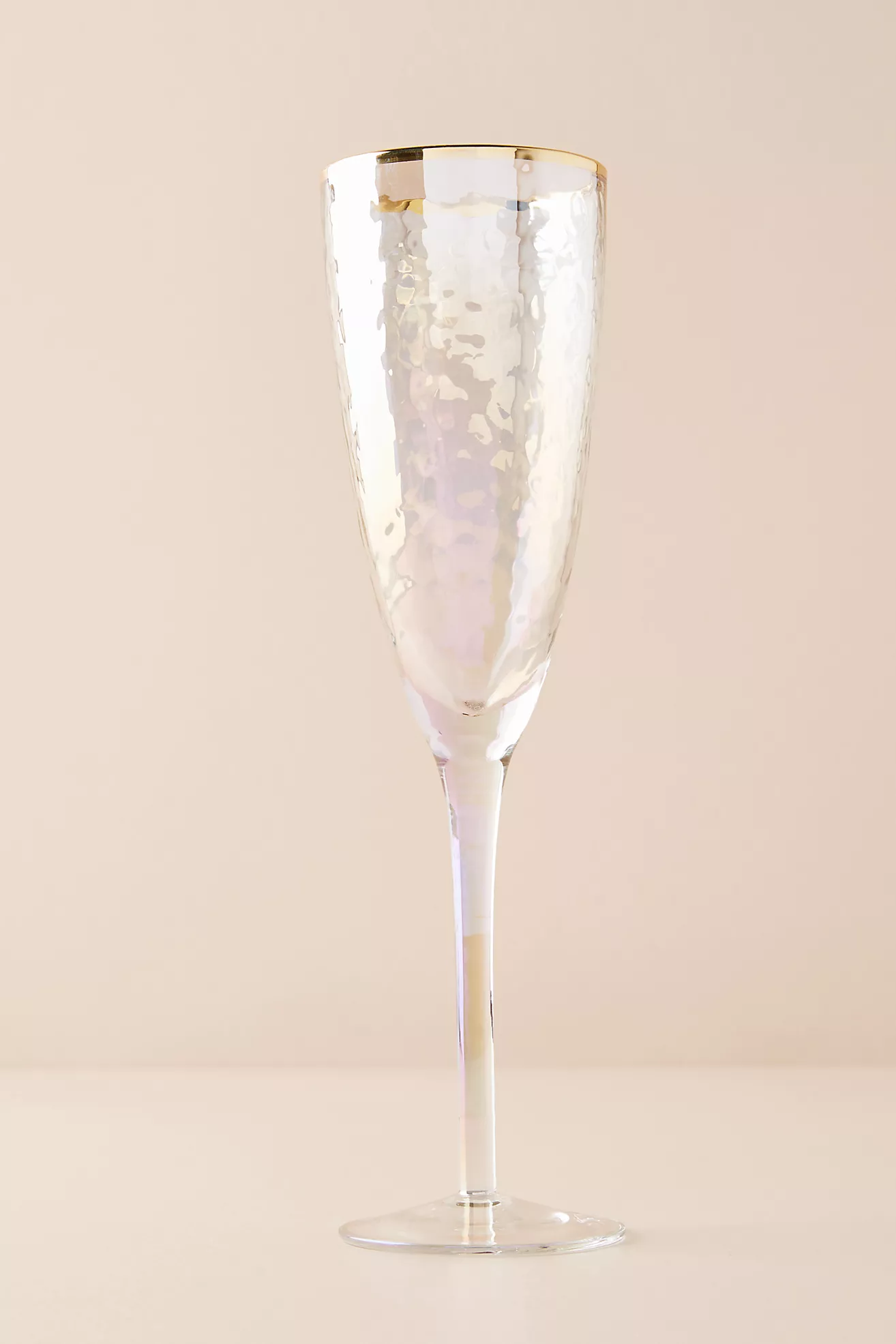 Zaza Lustered Flutes, Set of 4