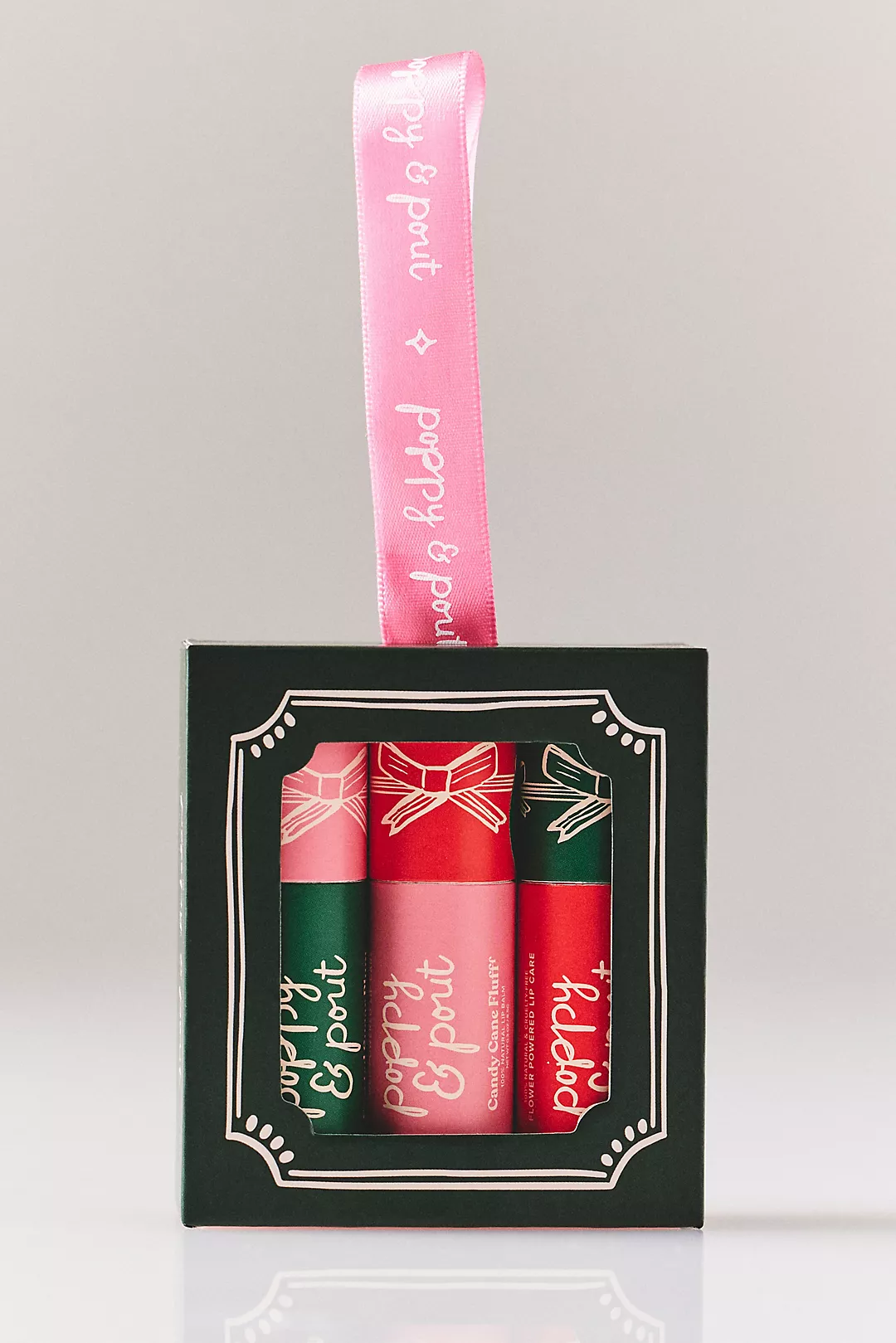 Poppy & Pout Holiday Lip Balms, Set of 3