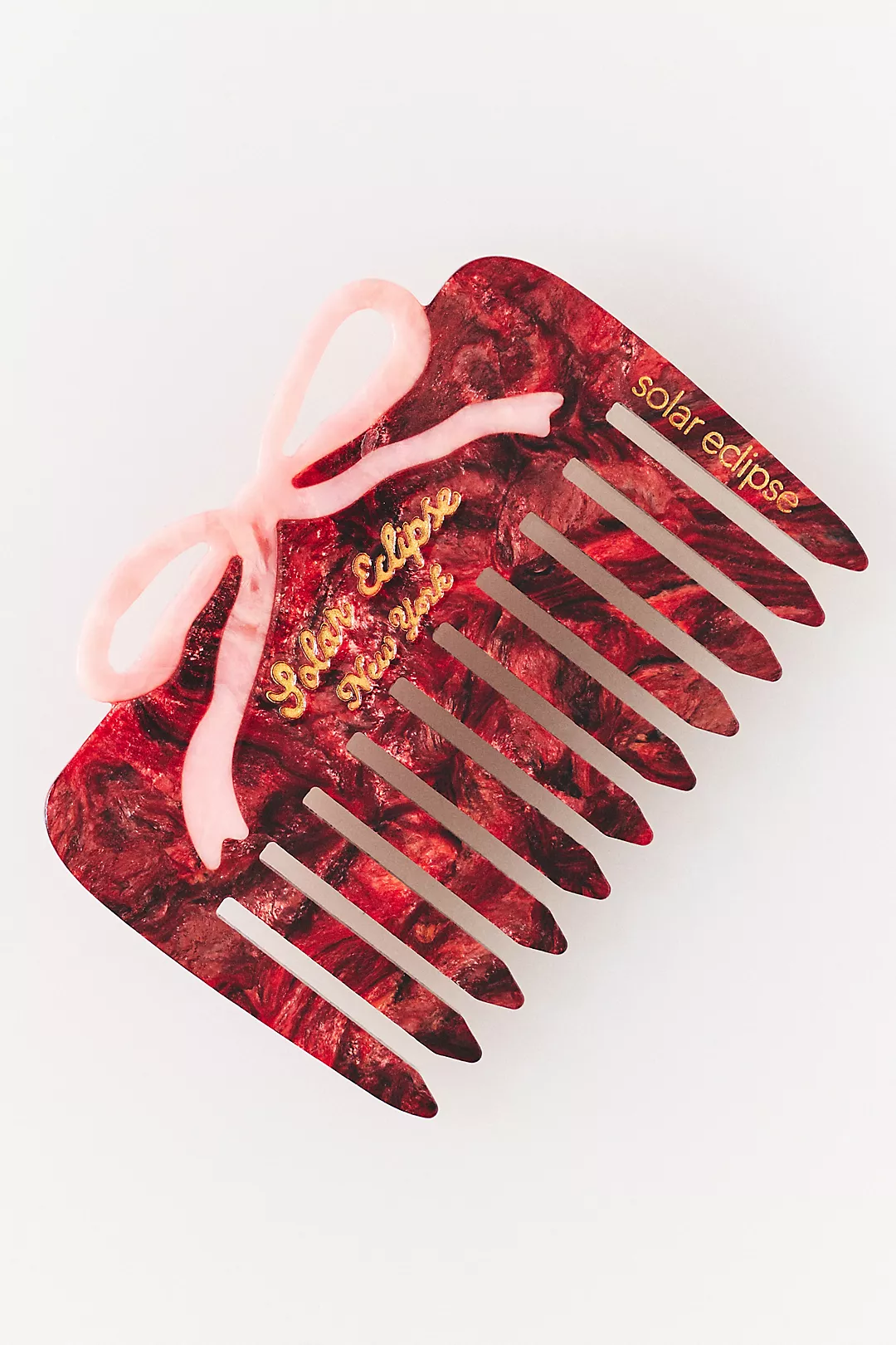 Solar Eclipse Handpainted Pocket Comb