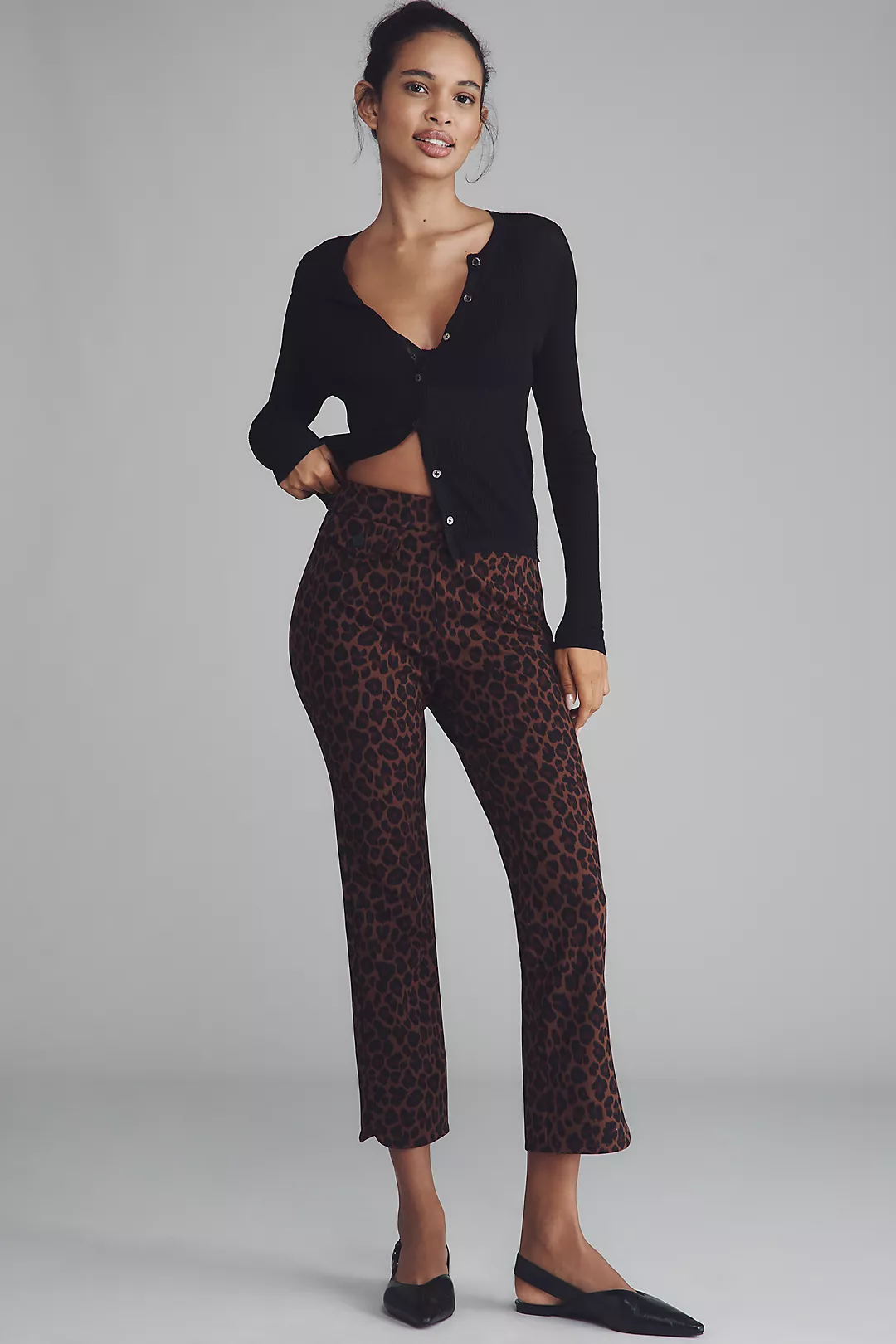 Maeve Crop Slim Pull-On Pants