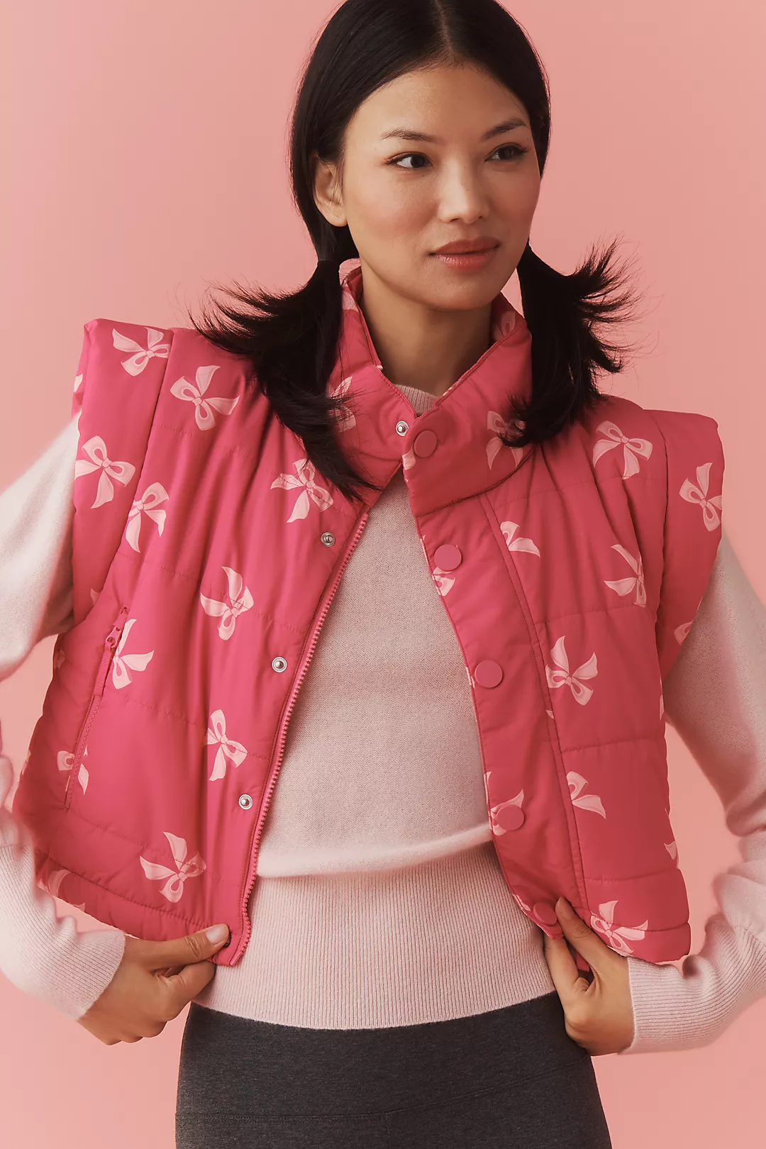 Beach Riot Canyon Bow Puffer Vest