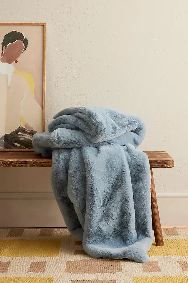 The Sophie Faux Fur Throw Blanket