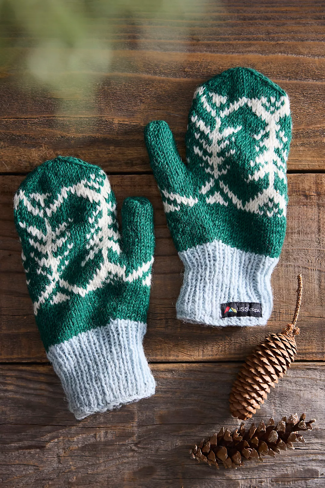 Yeti Wool + Fleece Mittens