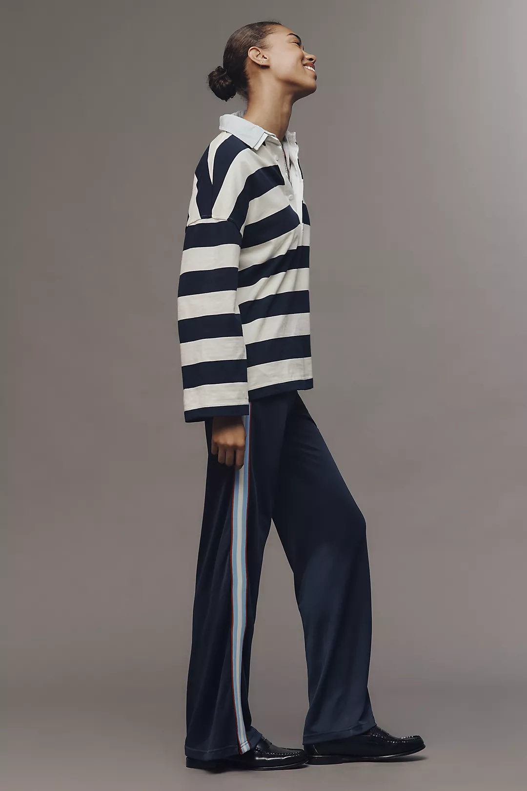 The Upside x Anthropologie Side-Stripe Pants