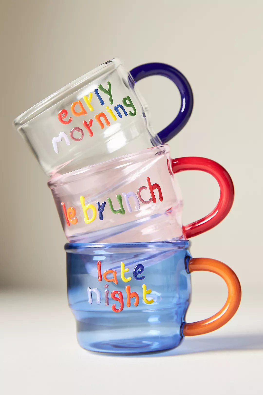 Love Notes Glass Espresso Cup