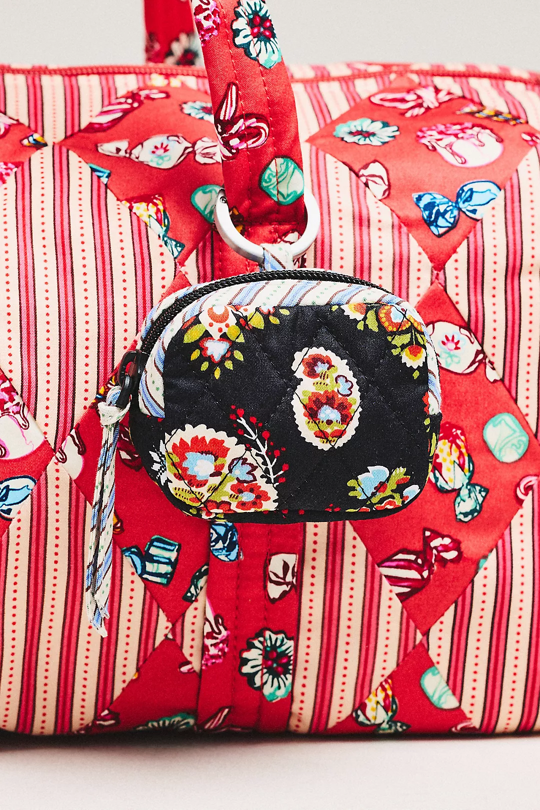 Vera Bradley Earbud Rounded Case Bag Charm