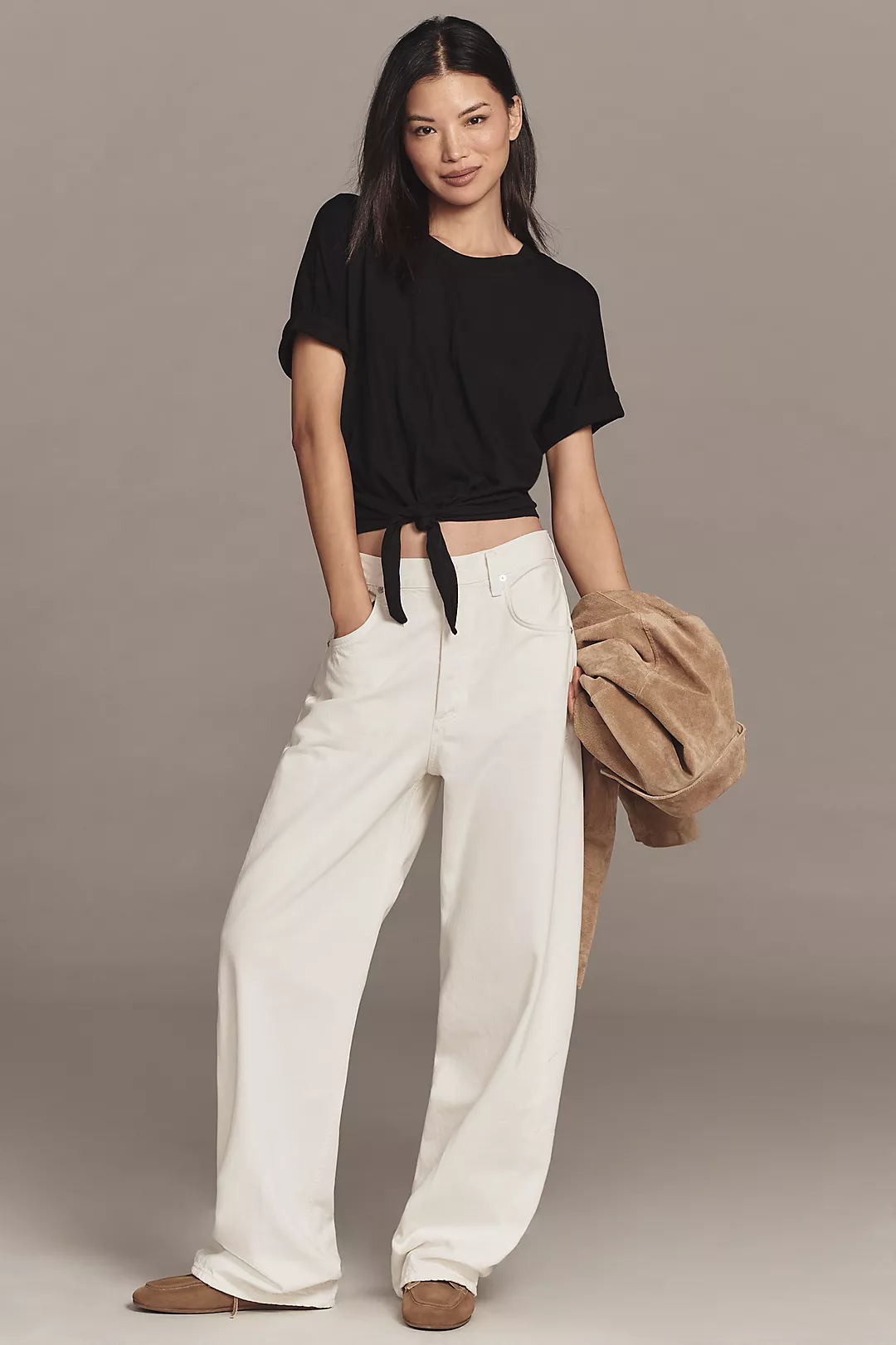 Sanctuary All Day Tie-Front Tee