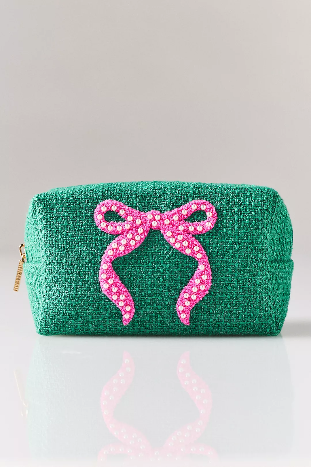 Shiraleah Mara Green Bow Pouch