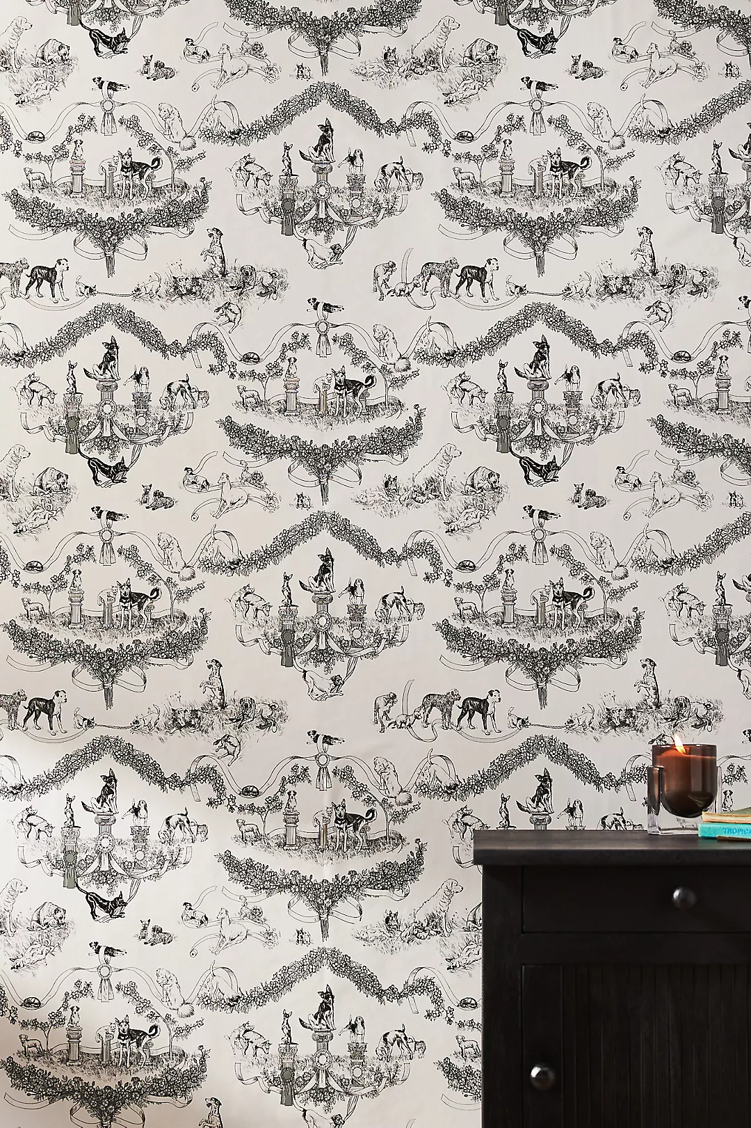 Rachel Antonoff Worst in Show Peel-and-Stick Toile Wallpaper